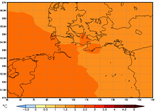 Gebietsmittel dieses Klimalaufs: +2.1°C