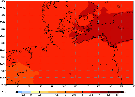 Gebietsmittel dieses Klimalaufs: +3.1°C