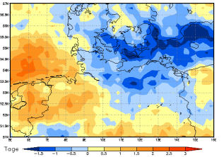 Gebietsmittel dieses Klimalaufs: 0 Tage